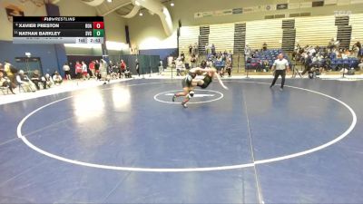 174 lbs Cons. Round 2 - Nathan Barkley, St. Vincent College vs Xavier Preston, Roanoke College