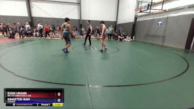 150-157 lbs Round 1 - Evan Urann, Big Cat Wrestling Club vs Kingston Ram, Canada