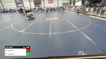 195 lbs Round Of 32 - Kaulton Kuddie, NC vs Zachary Caldwell, NY