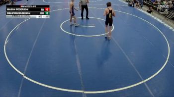 138 lbs Finals (8 Team) - Mason Pederson, Papillion-La Vista vs Braxton Robinson, Kearney