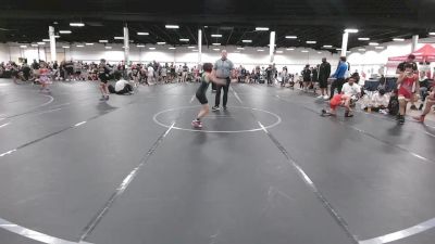 64 lbs Round 4 (6 Team) - Zach Hernandez, Xtreme Team Blue vs Parker Mangum, Capital City WC