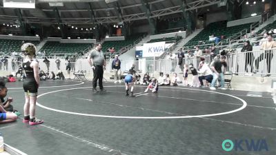 40 lbs Rr Rnd 2 - Charlie Hepler, Team Tulsa Girls vs Presley Edge, NW Girls