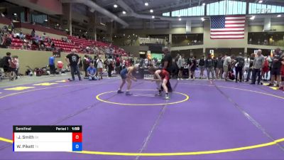 87 lbs Semifinal - Jackson Smith, OK vs William Pikett, TX