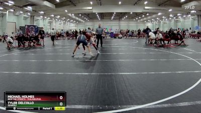 126 lbs Cons. Round 4 - Michael Holmes, Beat The Streets - Philadelphia vs Tyler Delcollo, Seawolf