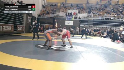 215 lbs Round Of 32 - Nolan Addeo, Hammond School vs Marco Martin, Hargrave Military Academy