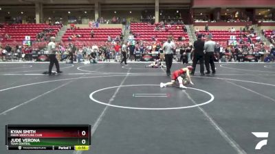 70 lbs Cons. Round 4 - Kyan Smith, Maize Wrestling Club vs Jude Verona, TEAM CENTRAL