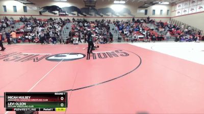 70 lbs Round 1 - Micah Hulsey, Anacortes Hawkeyes Wrestling Club vs Levi Olson, Outlaw Wrestling Club