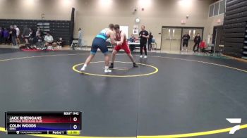 220 lbs Cons. Round 1 - Jack Rheingans, Dubuque Wrestling Club vs Colin Woods, Iowa
