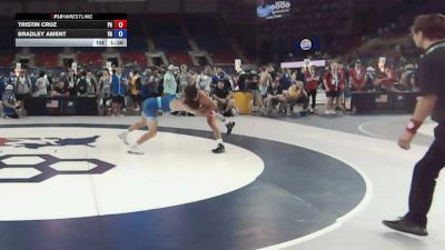 126 lbs Champ. Rd Of 64 - Tristin Cruz, Pennsylvania vs Bradley Ament, Virginia