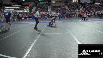 110 lbs Cons. Round 1 - Silas Potts, Trailblazer vs Jonah Montgomery, Bonner Springs
