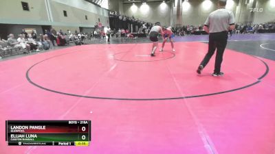 215A Cons. Round 2 - Landon Pangle, Glenpool vs Elijah Luna, Canyon Randall