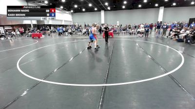 157 lbs Benjamin Nadig, South Dakota Blue vs Kash Brown, Team North Dakota