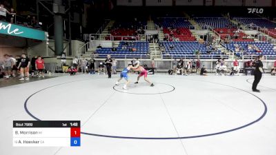 138 lbs Cons 16 #2 - Bryce Morrison, MI vs Ames-Michael Hoevker, CA