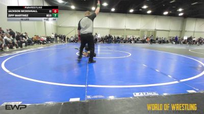 49 lbs Semifinal - Johnny Weisinger, Full Circle 9U vs Elias Morgas, MOJO 9U