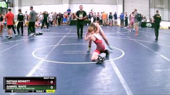 100 lbs Cons. Round 3 - Nathan Bennett, Sand Creek vs Gabriel Waite, Simmons Academy Of Wrestling