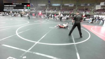 81 lbs 5th Place - Caizer McElroy, Garden City Wrestling Club vs Ayden Smith, Montrose Elite