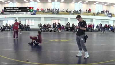 125 lbs Semifinal - Christian Guzman, North Central vs Matthew Barlay, Chicago