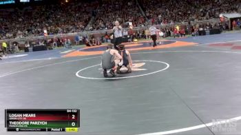 D4-132 lbs Champ. Round 1 - Logan Mears, Union City HS vs Theodore Parzych, Mancelona HS