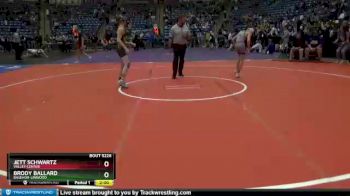 5A - 106 lbs Semifinal - Jett Schwartz, Valley Center vs Brody Ballard, Basehor-Linwood