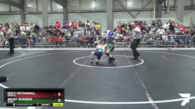 82 lbs Cons. Round 1 - Brody Burgess, Derby vs Isacc Pattangall, Oberlin
