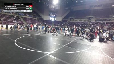 78 lbs Cons. Quarters - Devon Walton, Golden Eagle Wrestling Club vs Elijah Copley, Steel City Reloaded Wrestling Club