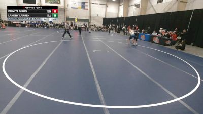 165 lbs Quarterfinals (8 Team) - Emmitt Dirks, York vs Landry Larsen, Blair