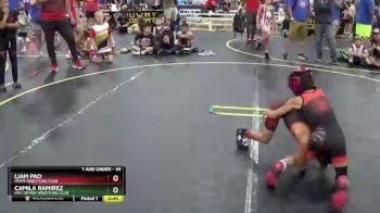 44 lbs 1st Place Match - Liam Pao, Miami Wrestling Club vs Camila Ramirez, Mat Demon Wrestling Club