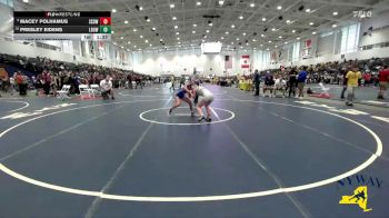 114 lbs 1st Place Match - Macey Polhamus, SV Saber Den Wrestling vs Presley Eidens, Long Beach Gladiators Wrestling