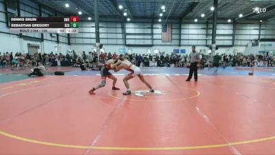 126 lbs Champ. Round 2 - Sebastian Gregory, Believe 2 Achieve vs Dennis Bruin, Grizzly Wrestling Club