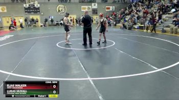 130 lbs Cons. Semi - LUKAS NUXALL, Chugiak High School vs Elias Walker, West Anchorage