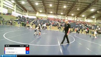 36-39 lbs Round 2 - Rivers Mortimer, Champions Wrestling Club vs Journey Whitford, Westlake Wrestling Club