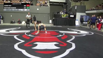 122 lbs Consi Of 16 #2 - Jaden Day, Righetti vs Matthew Ramos, Exeter Union