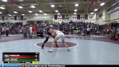 145 lbs Cons. Round 2 - Casey Kelley, Prairie, Cedar Rapids vs Indy Harbaugh, Lisbon