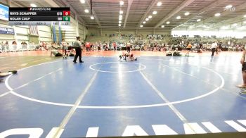 106 lbs Rr Rnd 3 - Rhys Schaffer, 10th Planet Red vs Nolan Culp, Indiana Outlaws Blue