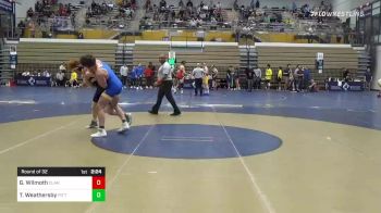 165 lbs Round Of 32 - Gavin Wilmoth, Clarion vs Tye Weathersby, Pittsburgh