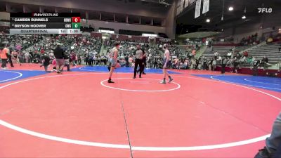 106 lbs Quarterfinal - Camden Runnels, Honey Badger Wrestling Club vs Bryson Hoover, Conway Wrestling Club