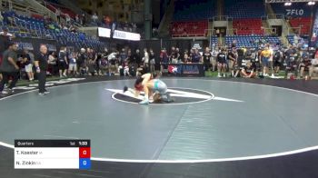 126 lbs Quarters - Timothy Koester, Iowa vs Nikade Zinkin, California