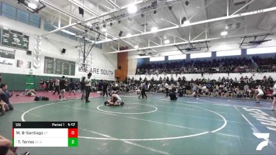 126 lbs Champ. Round 2 - Troy Torres, Calvary Chapel-SA vs Mason Barros-Santiago, North Torrance