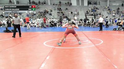 132 lbs Rr Rnd 3 - Nick Gordon, LAW Red - HSB vs Carlos Salazar, Vougars Wrestling - HSB