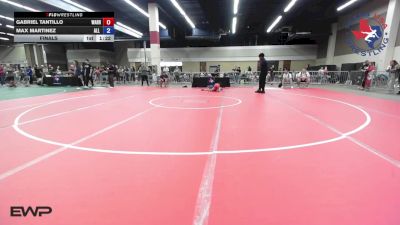 56 lbs Final - Gabriel Tantillo, Warrior Trained Wrestling vs Max Martinez, All American Wrestling Club