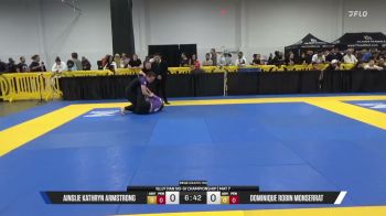 Dominique Robin Monserrat vs Ainslie Kathryn Armstrong 2026 Pan IBJJF Jiu-Jitsu No-Gi Championship