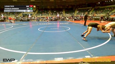 89 lbs Consi Of 4 - Logan Tuck, Hawkeye Wrestling Academy vs Charlie Atkinson, Refinery