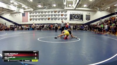 144 lbs Cons. Round 4 - Gio Kaplan, Aurora vs Gabe McNally, Clay (Oregon)