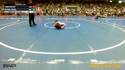 67 lbs Round Of 64 - Lane Meyer, Backyard Brawlers vs Ryzen Johns, Collinsville Cardinal Youth Wrestling