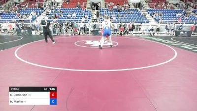 220 lbs Rnd Of 64 - Clayton Danielson, Minnesota vs Hayden Martin, Alaska