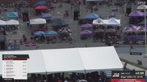 2026 AAU Junior Olympic Games - Youth Boys' 400m, Semi-Finals 2 - Age 15-16
