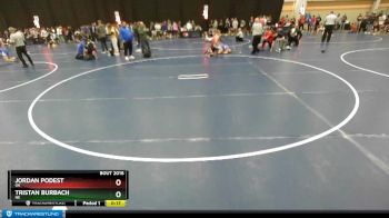 145 lbs Cons. Round 5 - Tristan Burbach, NE vs Jordan Podest, OK