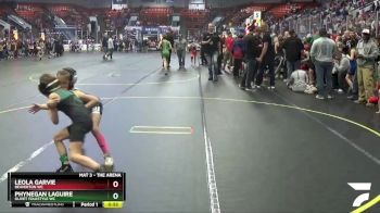 58 lbs Cons. Round 3 - Phynegan LaGuire, Olivet Folkstyle WC vs Leola Garvie, Beaverton WC