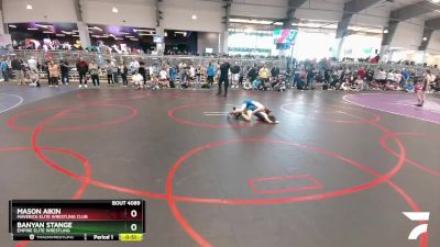 92 lbs Semifinal - Mason Aikin, Maverick Elite Wrestling Club vs Banyan Stange, Empire Elite Wrestling