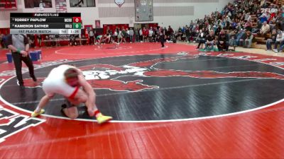 152 lbs 1st Place Match - Torrey Paplow, Martin County Red Bulls vs Kameron Sather, Dawson-Boyd - Lac Qui Parle - Montevideo United